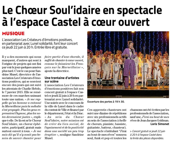 Une collectivité territoriale active Association Montpellier